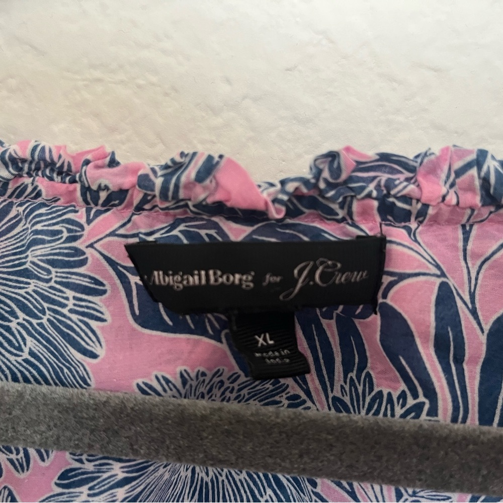 Abigail Borg for J crew blouse XL - Picture 2 of 3